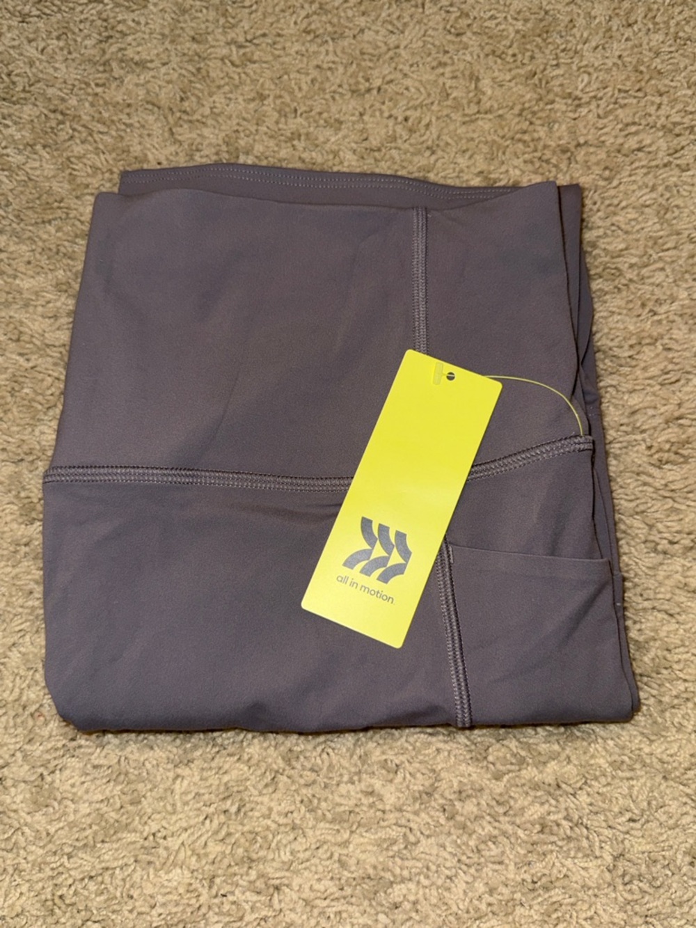 all in motion Gray High-Waist Leggings with Side Pockets - Picture 12 of 12